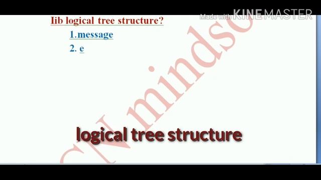 Logical tree structure in IBM integration bus or websphere message broker?