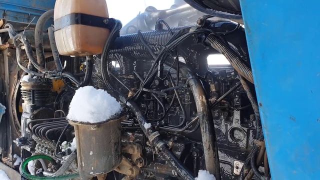 Эффективный метод Запуск Трактора в мороз -25 смотреть онлайн