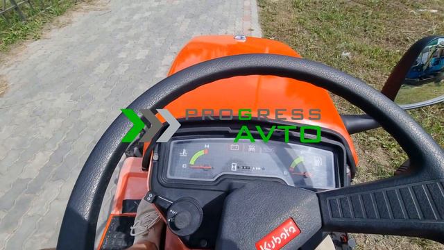 В PROGRESS AVTO новый обзор скорее смотри! минитрактор KUBOTA A14 с почвенной фрезой Тула