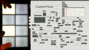 Combed Noise ~ A little experiment with Max/Msp and iPad