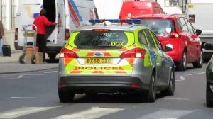 Metropolitan Police Ford Focus Zetec Incident Response Vehicle Responding