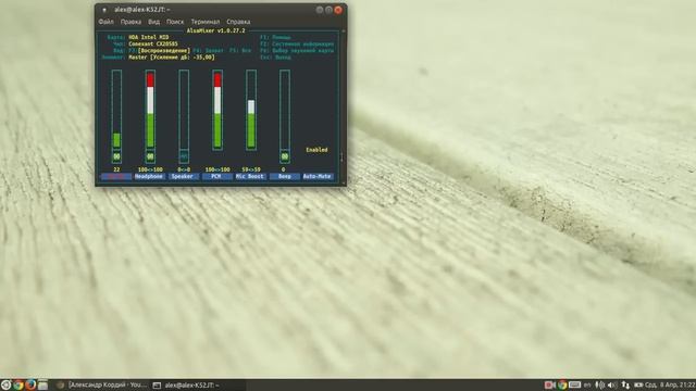 Alsamixer - решаем проблему тихого звука, повышаем чувствительность микрофона через консоль! смотреть онлайн