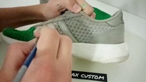Покраска кроссовок Adidas (custom)