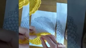 Салфетка крючком/сервировочная салфетка/Часть 2