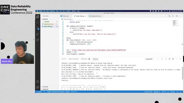 Introduction to workflow orchestration with Prefect - Kevin Kho, community engineer, Prefect смотреть онлайн