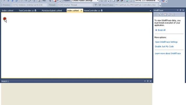 Passing Values From View To Action Using Parameterized Method (Asp.Net MVC Part - 5 of 30)