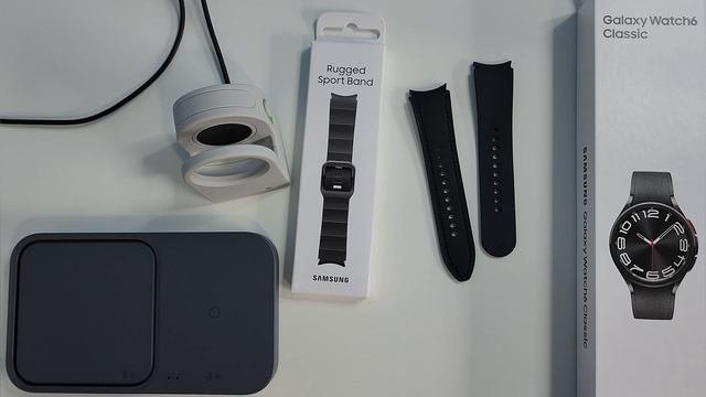 Samsung Galaxy Watch 6 Classic 43mm With Samsung Rugged Sport Band