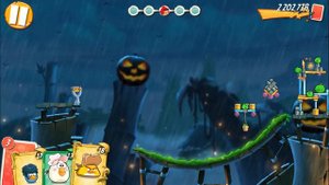 Энгри Бердс 2 с Кидом #13 Снобская гора и Порхающие вершины в Angry Birds на крутилкины