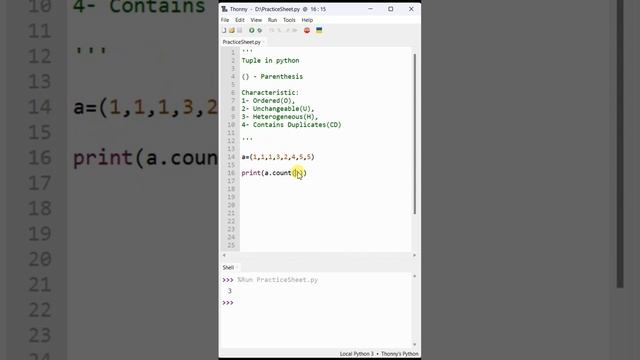 #54 - Tuple Datatype in python [Part-4] | Python Tutorial | Praveen Kumar