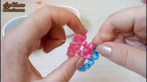 Как сплести вазочку из бусин - мастер-класс. Часть 3