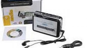 Cisno Tape To Mp3 Converter PC USB Portable Cassette to Mp3 Capture Player USB Cable With Headphone