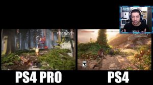 PS4 FAT vs PS4 PRO - GAMEPLAY Horizon Forbidden West