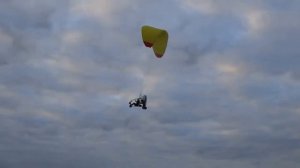 Парамотор своими руками 2013. Приземление.