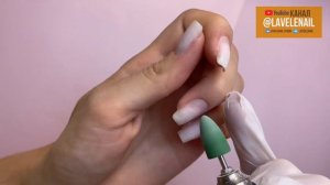 Укрепление на верхние формы. Форма квадрат. Быстрый, чистый маникюр и гель