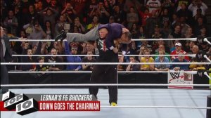 Brock Lesnar's most shocking F5s: WWE Top 10