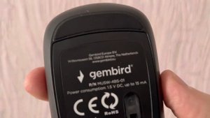 Беспроводная мышка Gembird MUSW-4BS-01 Black