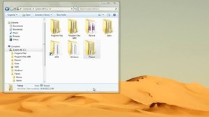 Удаление системных файлов и папок в Windows 7