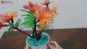 Сделай сам _ Как сделать цветок из капронового чулка своими руками