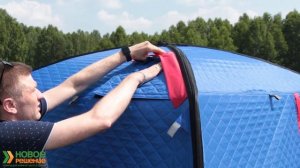 Мобильные бани-палатки МОРЖ и МОРЖ Лайт - обзор новейших моделей мобильных бань 2018 года.