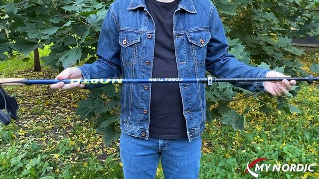 Как зафиксировать скандинавские палки (клипса)