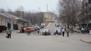 burnout на центральной площади  г.  Короча, Белгородская обл