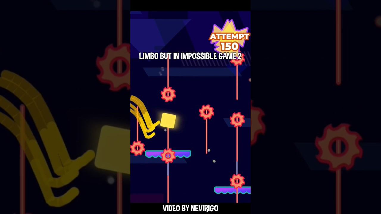 LIMBO BUT IMPOSSIBLE GAME 2 - NEVIRIGO #shorts #geometrydash #gd #mrbeast LIKE смотреть онлайн