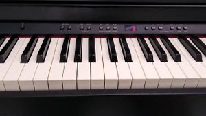 Roland RP401R digital piano and stool in satin black stock number 22222