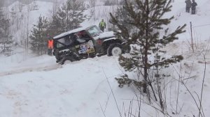 Нива, Джимни, УАЗ и другие внедорожники в снегу. Зимний Джип Триал Азимут