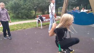 мальчикам Том хочет во дворе сделать на качелях солнышко не повторяйте!