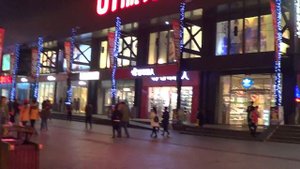 Шэньян (Shenyang),прогулка по торговой улице.14 октября 2016 г