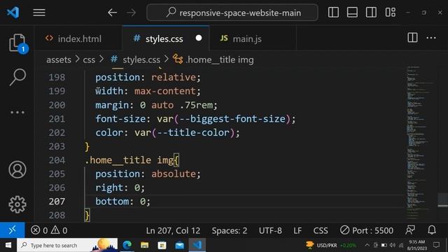 Responsive Website Design Using HTML CSS & JS
