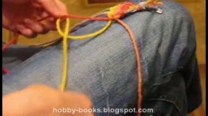Как плести фенечки из мулине (косое плетение)