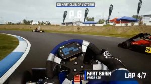 KartKraft | X30 Sprint Race Onboard around Go Kart Club of Victoria | Virtual Karting