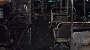 Сгорел троллейбус