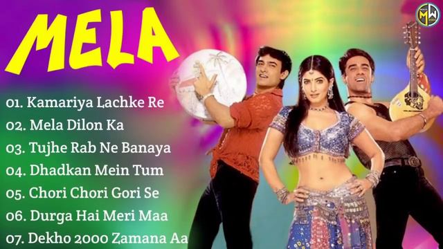 Mela Movie All Songs~Aamir Khan~Twinkle Khanna~MUSICAL WORLD