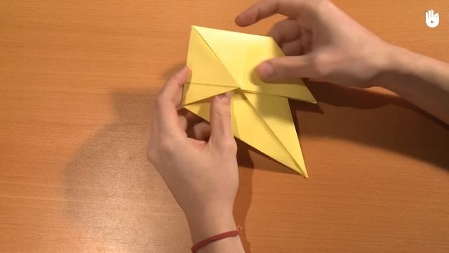 Оригами: Птичка