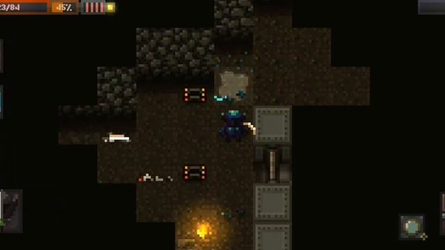 Caves(RogueLike) 1/1/2 Punching Bag build Hard250% (Attempt 1)