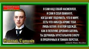 Я сам над собой надсмеялся ,Николай Гумилёв, Русская Поэзия ,читает Павел Беседин