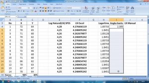 Tutorial Mencari Nilai Logaritma Natural (Ln)