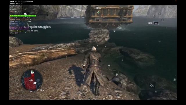 Assassin's Creed Rogue - CrossOver 21.2 Beta - MacBook Pro 2021 M1 Max 32 GB смотреть онлайн