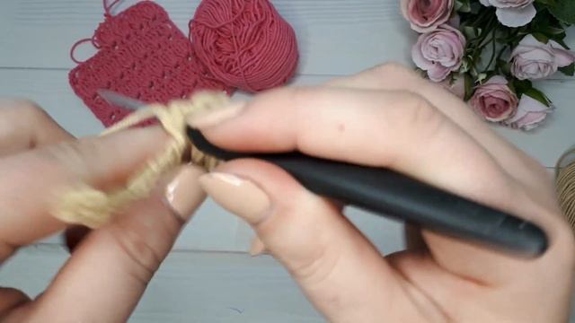 ПРОСТОЙ УЗОР КРЮЧКОМ №10/ Узор крючком для кардигана