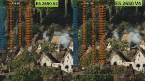 E5 2650v4 vs E5 2650v2  RTX3060 12gb