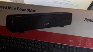 Саундбар Genius USB SoundBar 100 черный-обзор