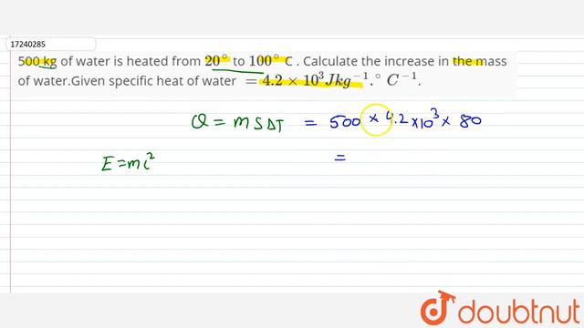 500 kg of water is heated from `20^(@)` to `100^(@)` C . Calculate the increase in смотреть онлайн