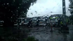 Beberapa Bus Bus AKAP Tiba Tadi Pagi Terminal bus Batu ceper