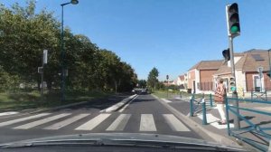 Running errands around Cergy (VBR-6 Relaxing Driving in France)