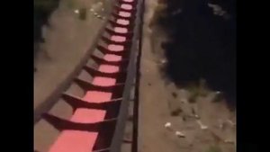 Реакция людей на американские горки.