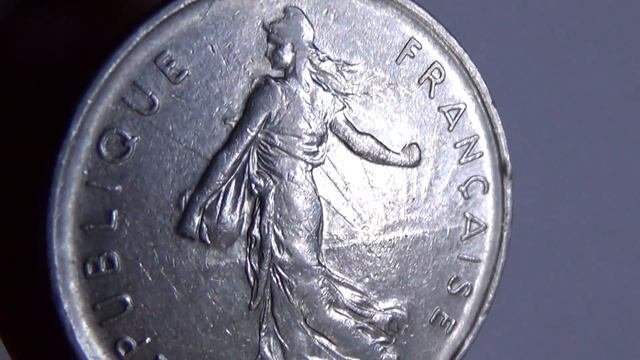 Coin Of France 5 Francs 1971/Монета Франции 5 Francs 1971 год