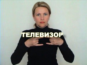 ЖЕСТОВЫЙ ЯЗЫК. СЛОВАРЬ. Телевизор