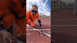 Разметка беговых, стадиона. г. Москва